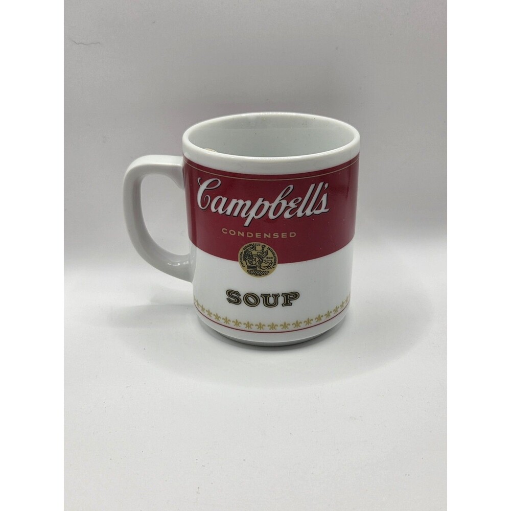 VTG 1981 Campbell's Soup Porcelain Coffee Mug by Corning Glass Works Real Deal